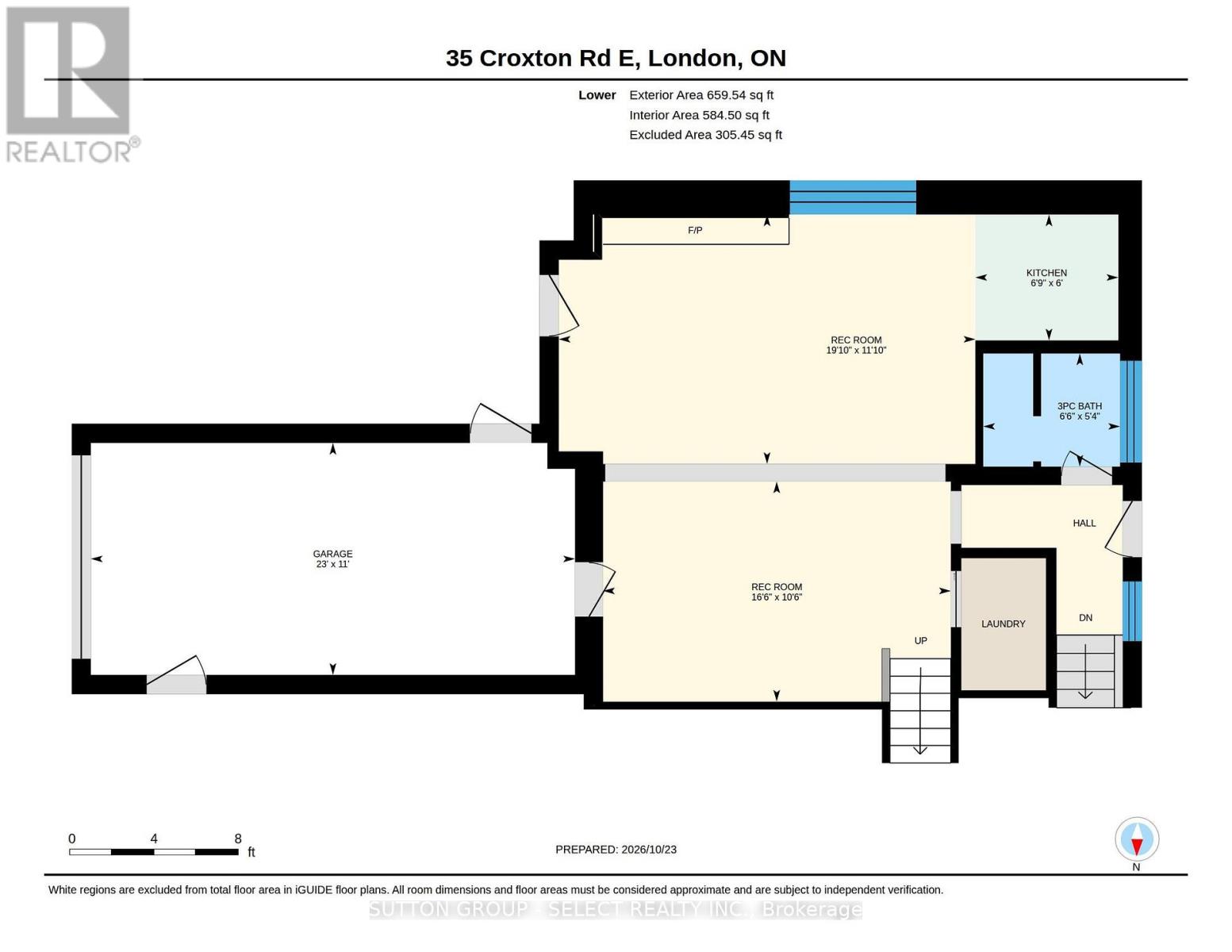 4 bedroom Single Family interior view, 35 Croxton Road, London South (South G), Ontario