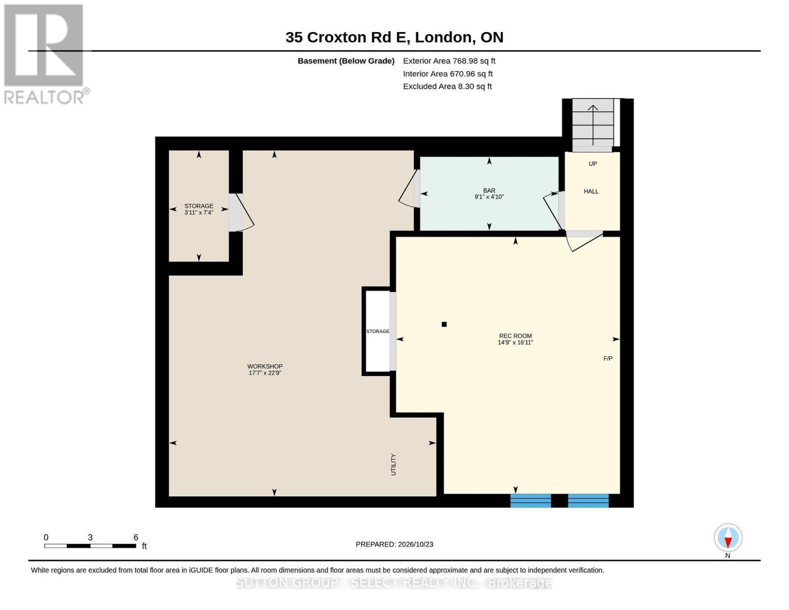 4 bedroom Single Family interior view, 35 Croxton Road, London South (South G), Ontario