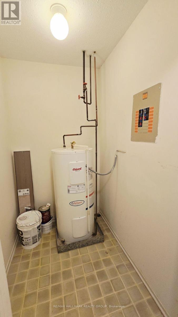 Storage room with rental hwt & electrical panel