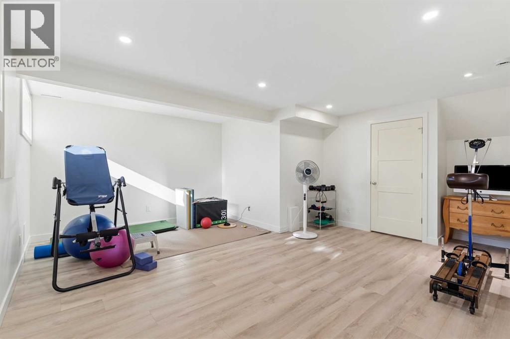 Alternate view of basement recreation room where a bedroom could easily be made