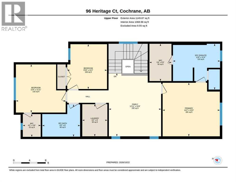 Upper Floor floorplan