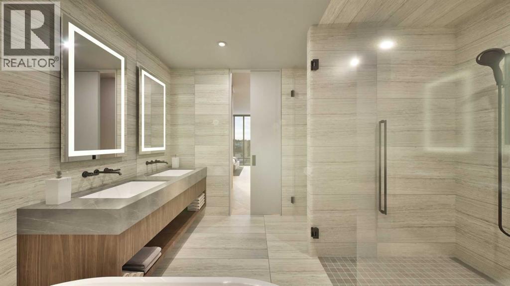 Rendering of the bathroom