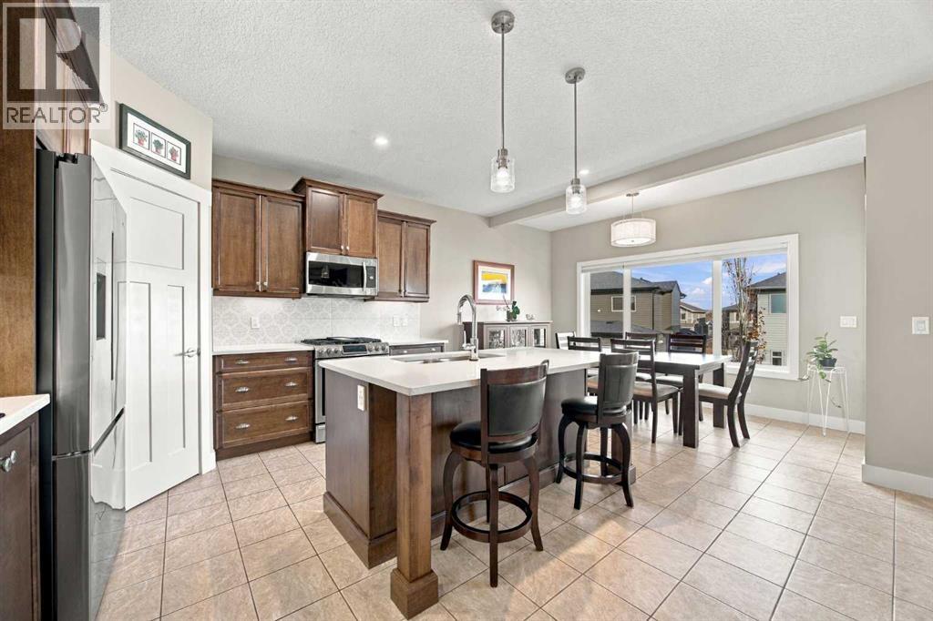 Gorgeous Cabinets and Centered Island