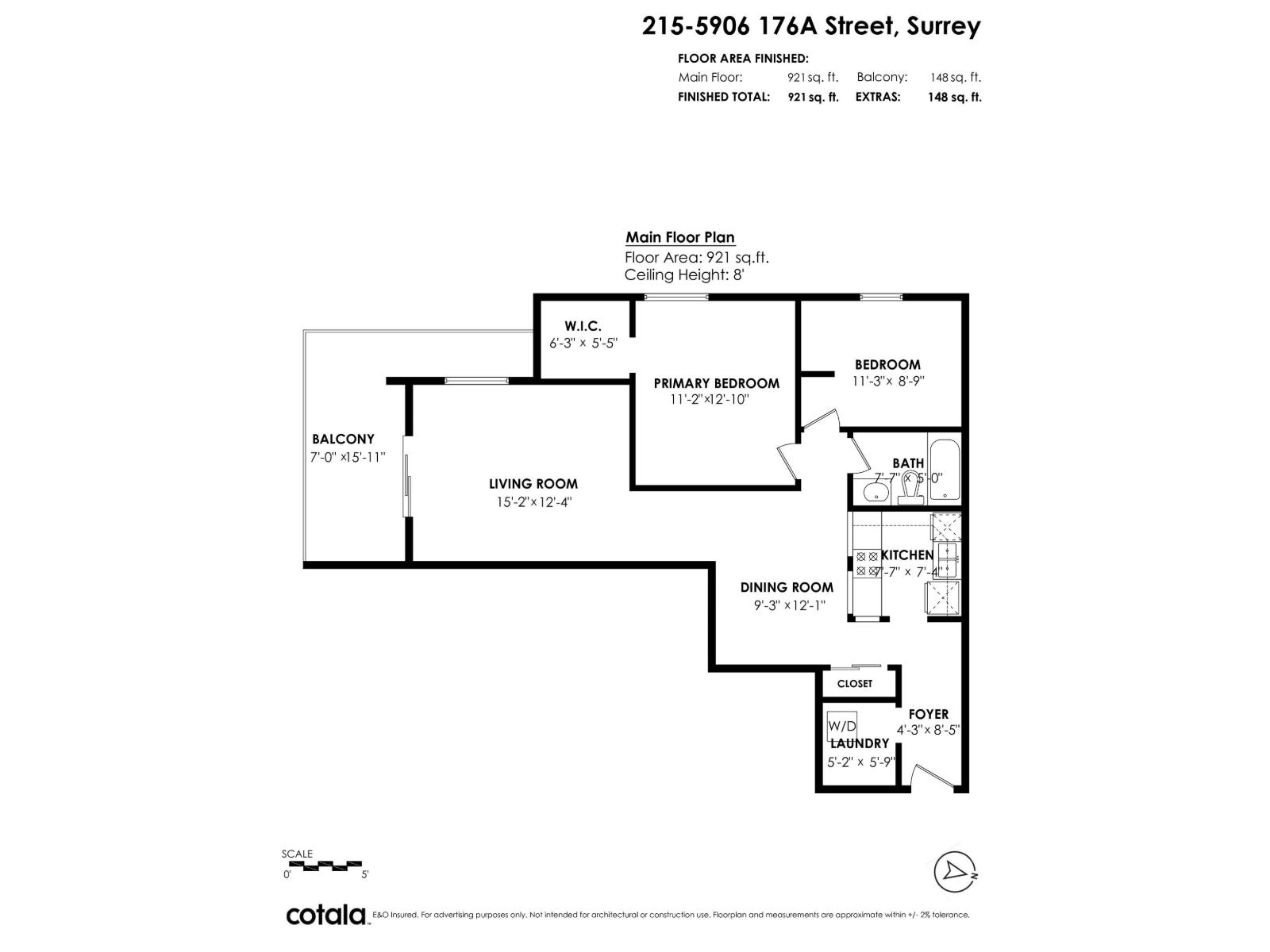 Unit 215 · 2 bd