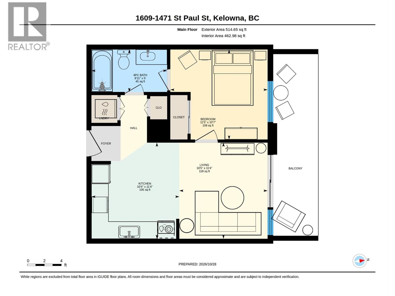 1609 1471 St Paul Street, Kelowna