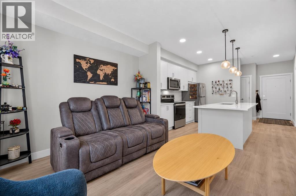 Seamless flow between kitchen and living areas
