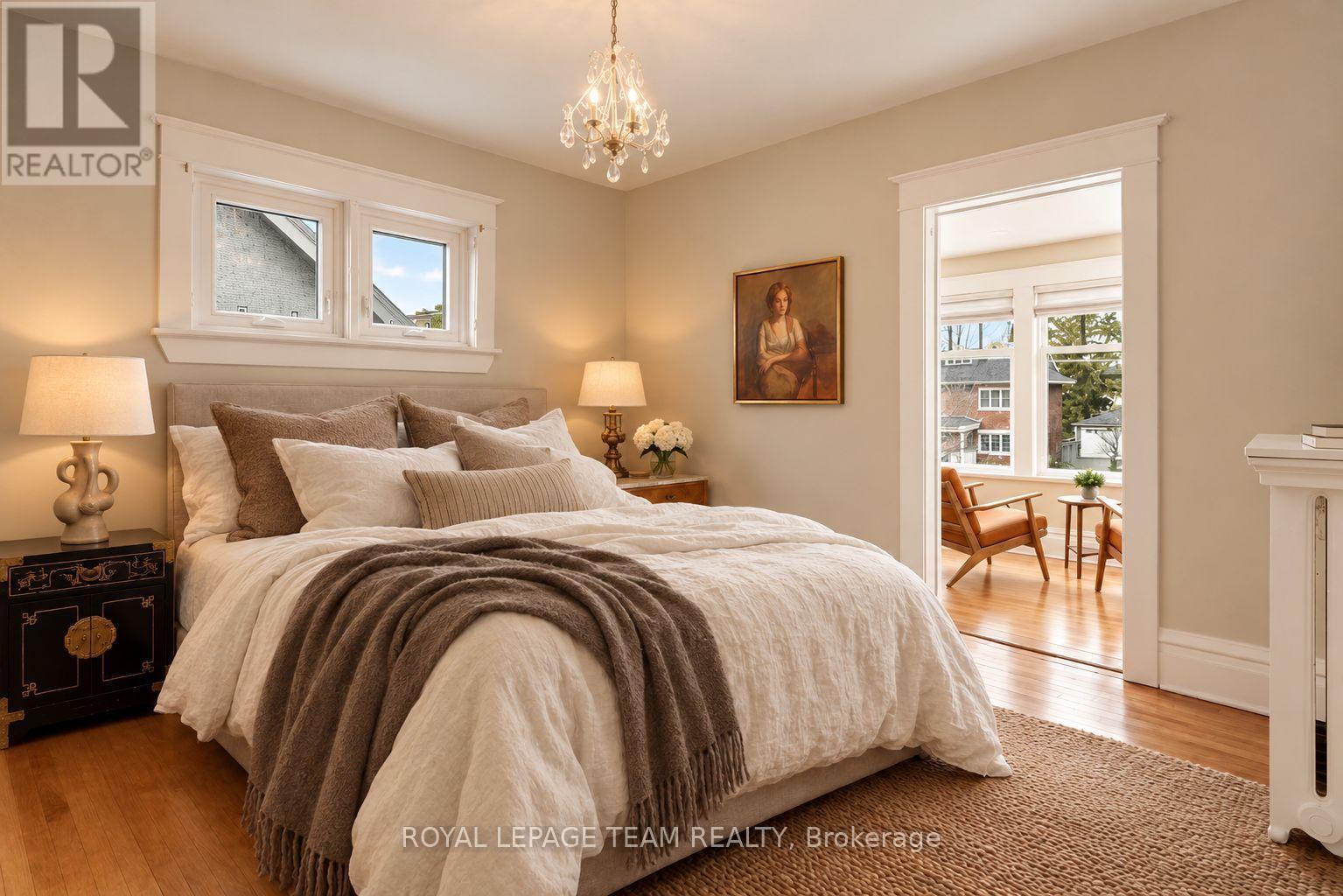 Virtually Staged Primary Bedroom