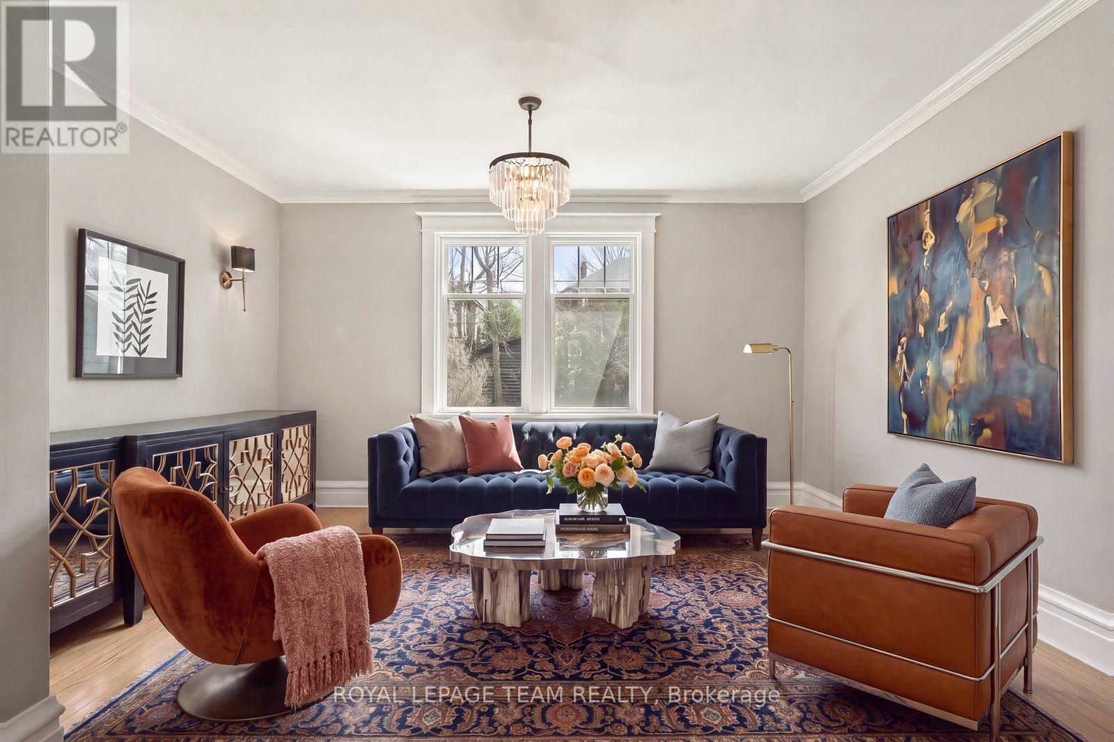 Virtually Staged Living room