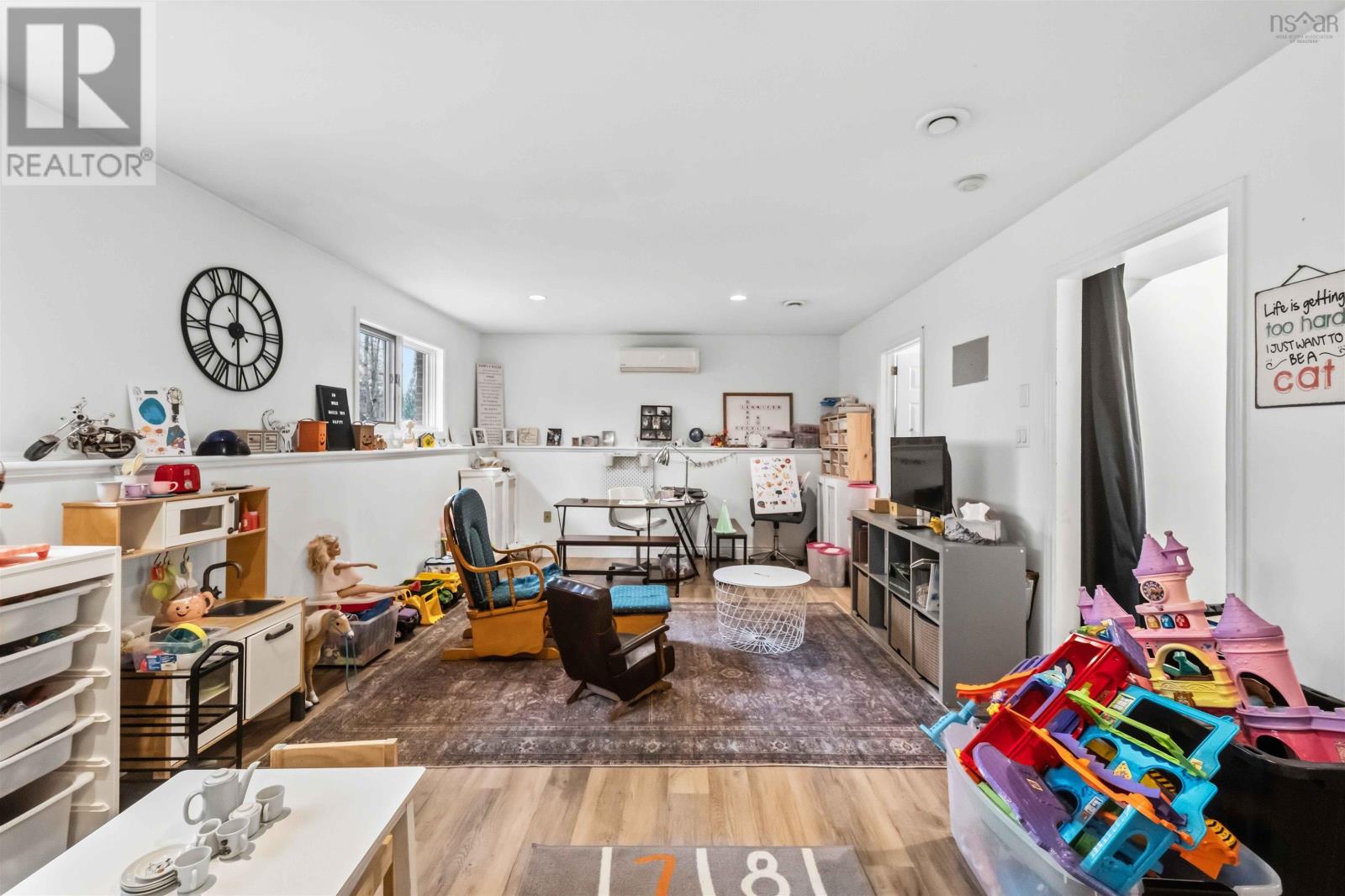 Huge family room in lower level