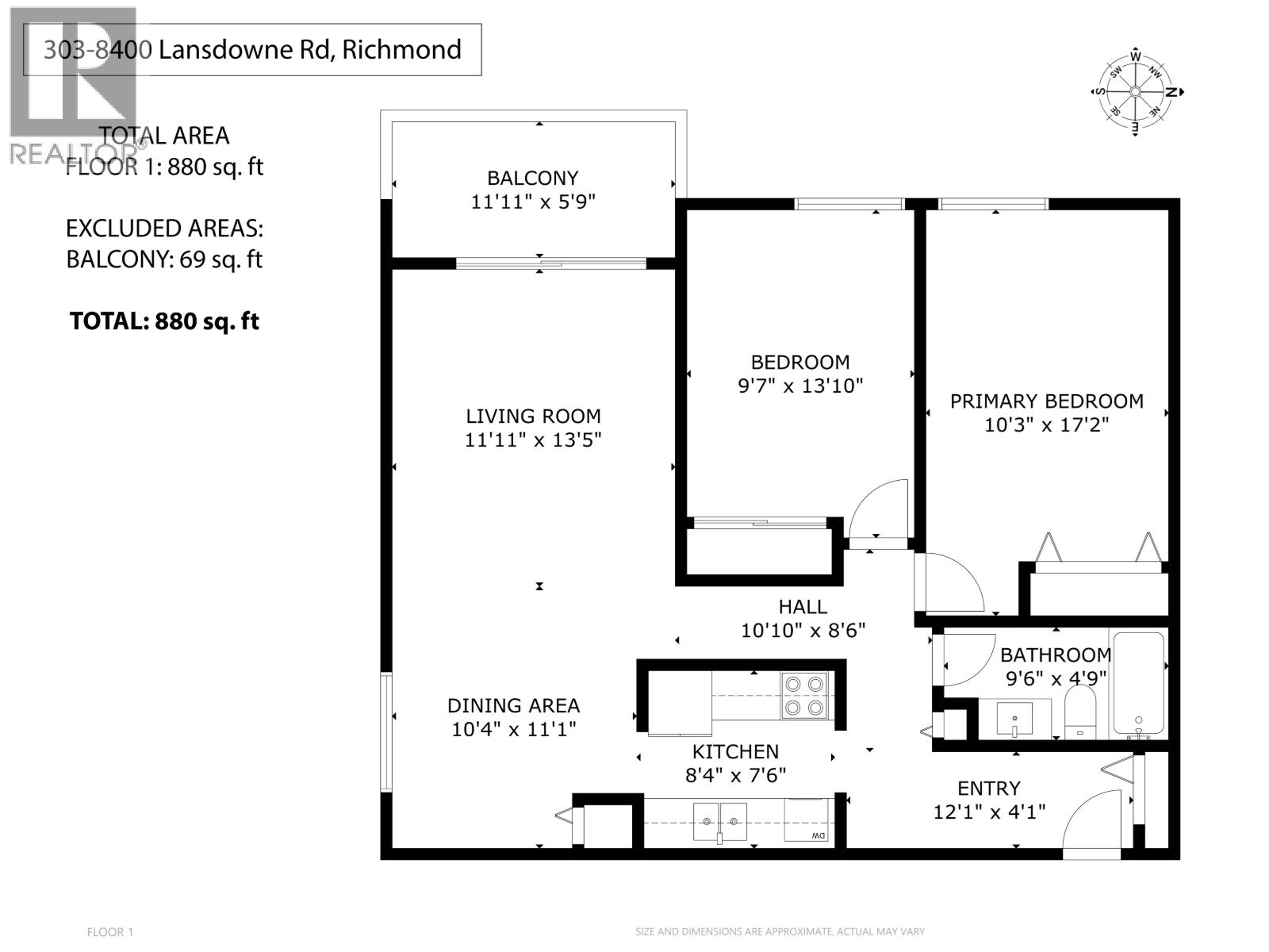 #303-8400 LANSDOWNE Road, Richmond