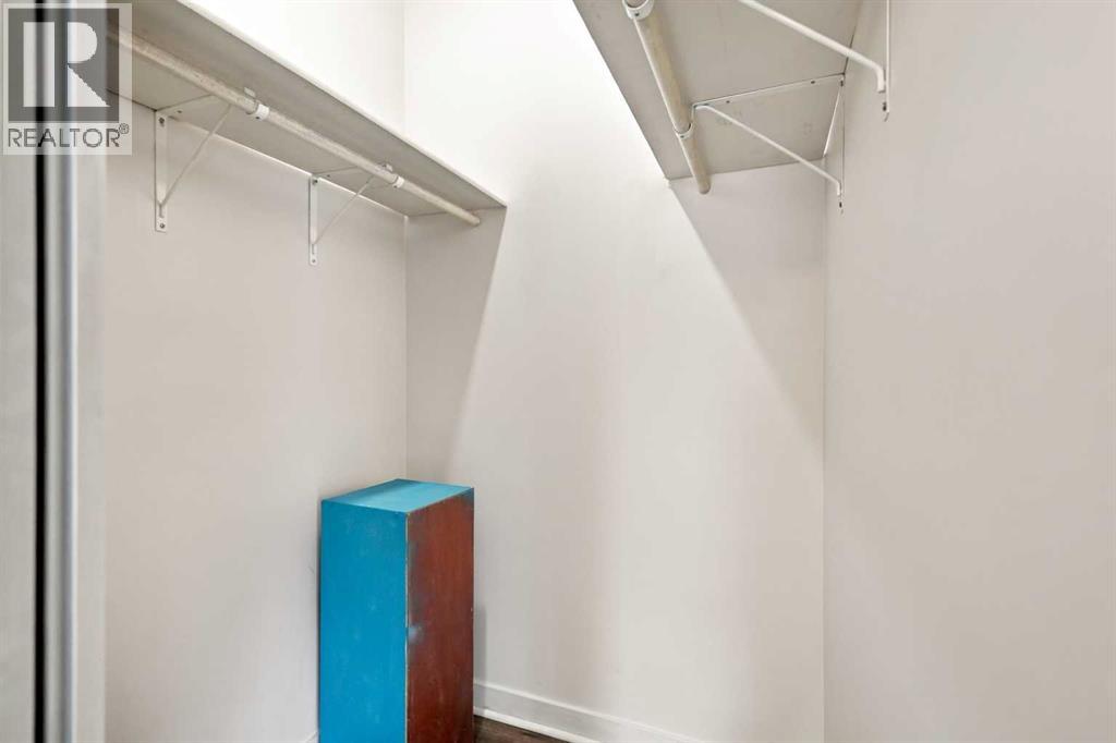 Primary bedroom walk-in closet