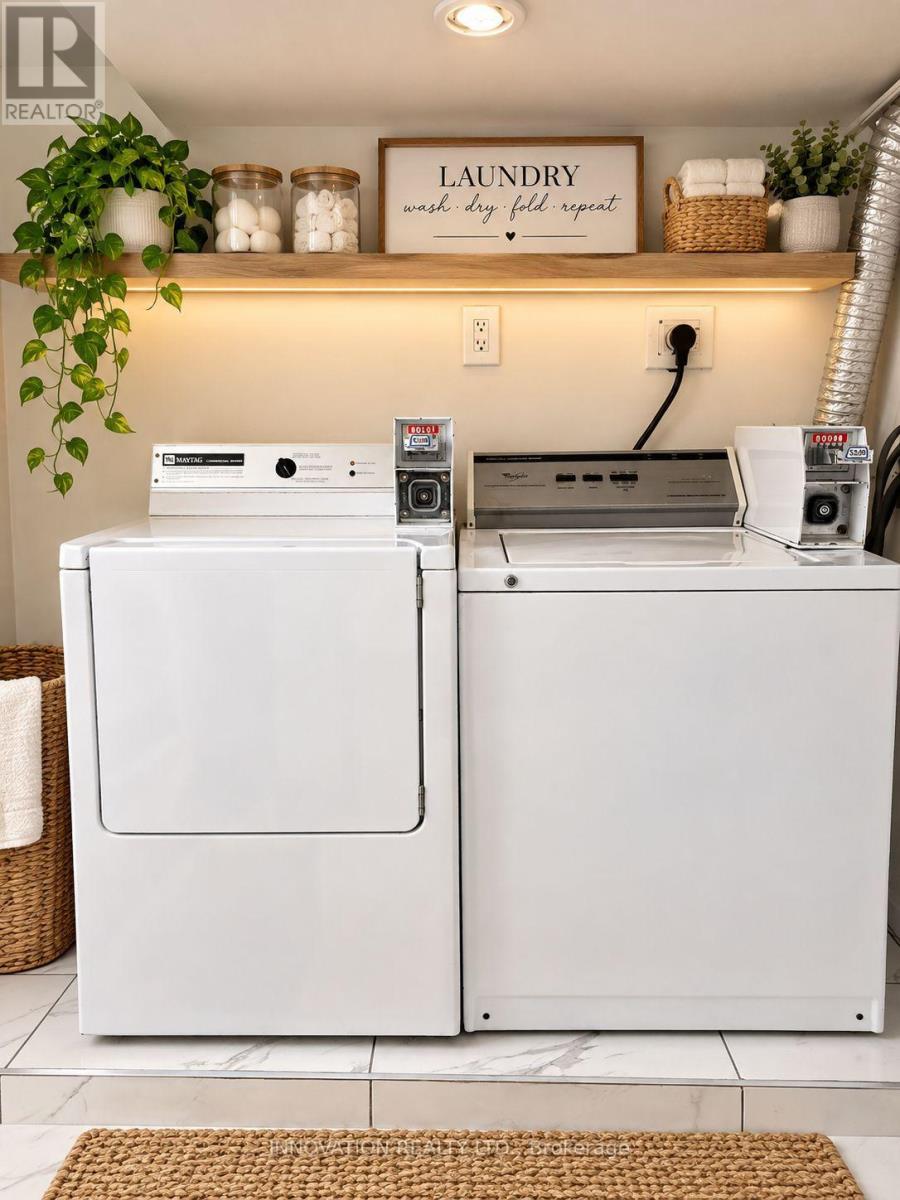 common laundry in the basement