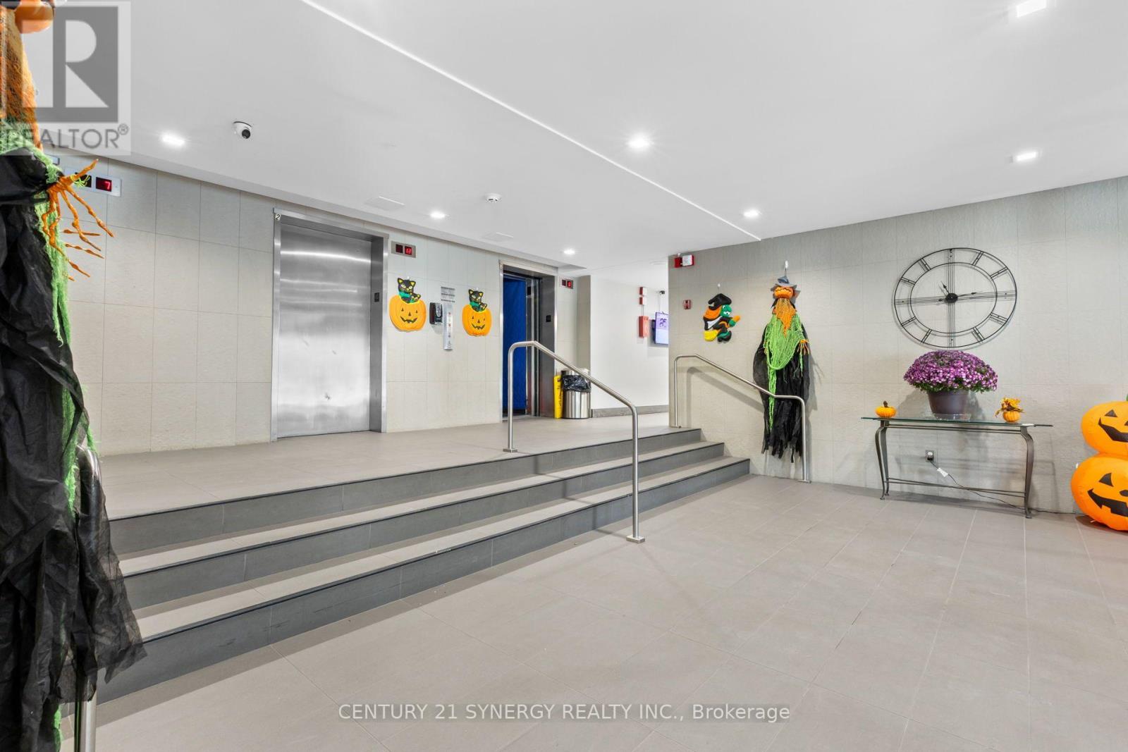 Entrance with Elevators