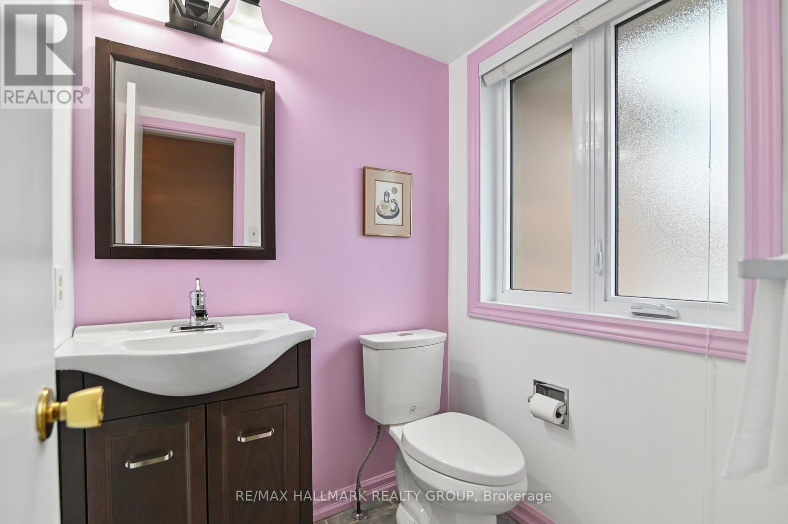 POWDER ROOM | updated vanity,light, mirror, window