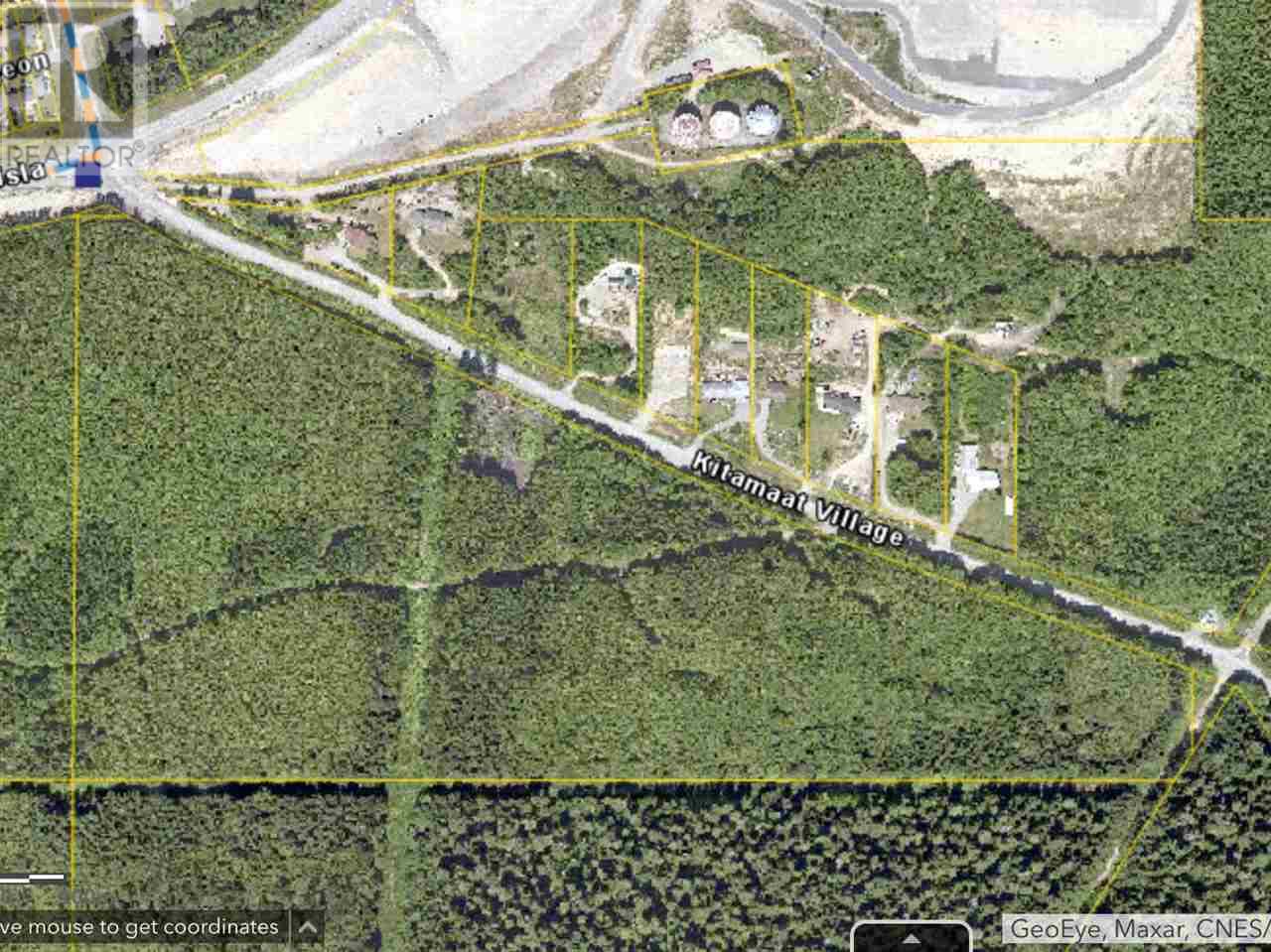 Vacant Land For Sale | Dl 6029 Kitamaat Village Road | Kitimat Zone 89 | V8C2P4