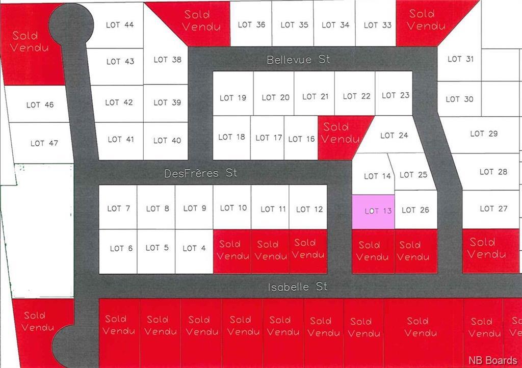 Lot 13 Des Freres Street, Charlo, New Brunswick  E8E 0B7 - Photo 1 - NB064152