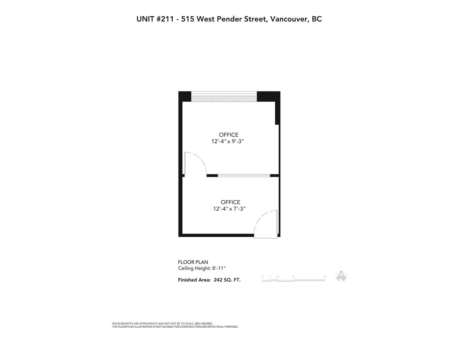 211 515 W Pender Street, Vancouver, British Columbia  V6B 6H5 - Photo 9 - C8048933