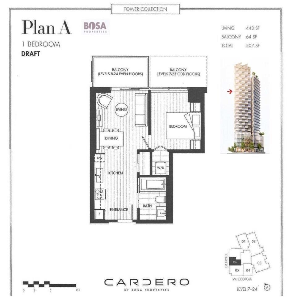 1706 620 Cardero Street, Vancouver, British Columbia  V6G 0C7 - Photo 9 - R2750837