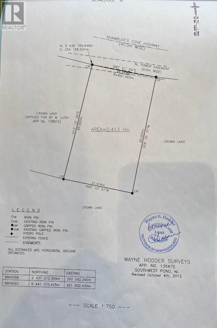 Lot 330 Shamblers Cove Road, New-Wes-Valley, A0G2N0, ,Vacant land,For sale,Shamblers Cove,1256442