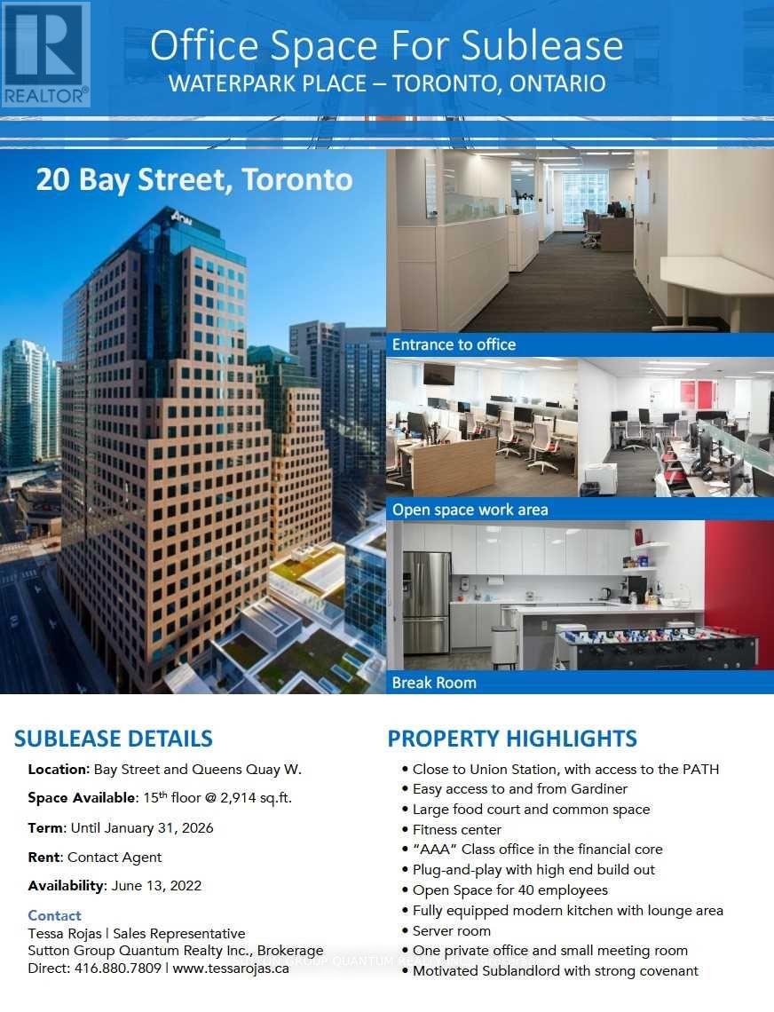 #1510 -20 Bay St, Toronto, Ontario  M5J 2N8 - Photo 8 - C5656954