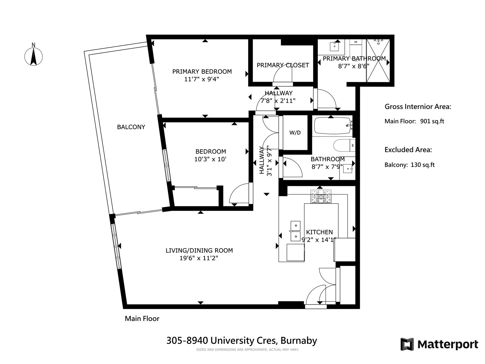 305 8940 University Crescent, Burnaby, British Columbia  V5A 4Y8 - Photo 2 - R2781235