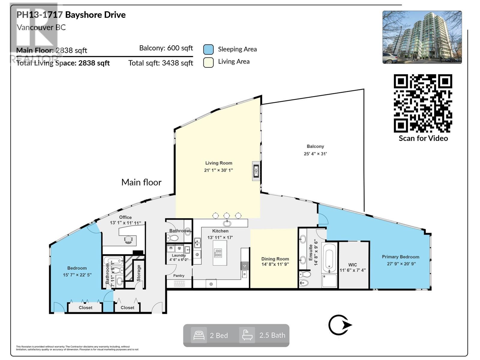 Ph13 1717 Bayshore Drive, Vancouver, British Columbia  V6G 3H3 - Photo 37 - R2790190