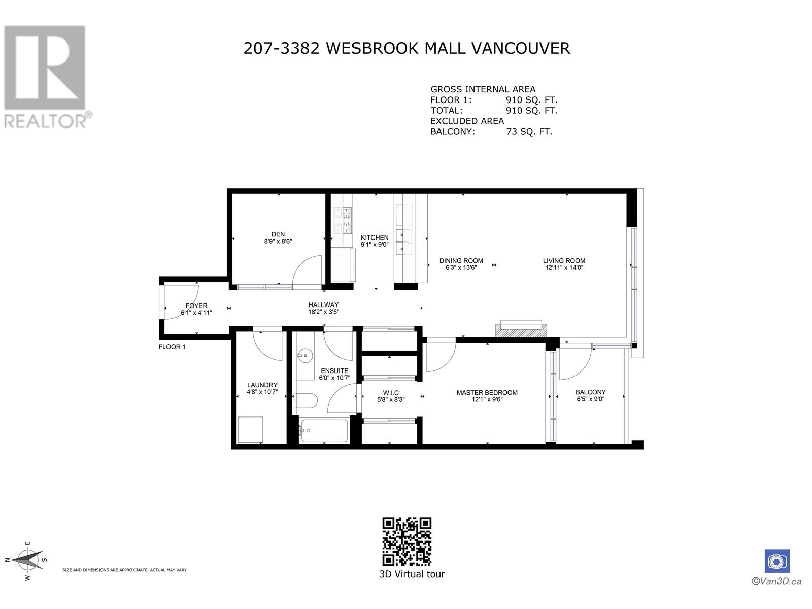 207 3382 Wesbrook Mall, Vancouver, British Columbia  V6S 0A7 - Photo 9 - R2795346
