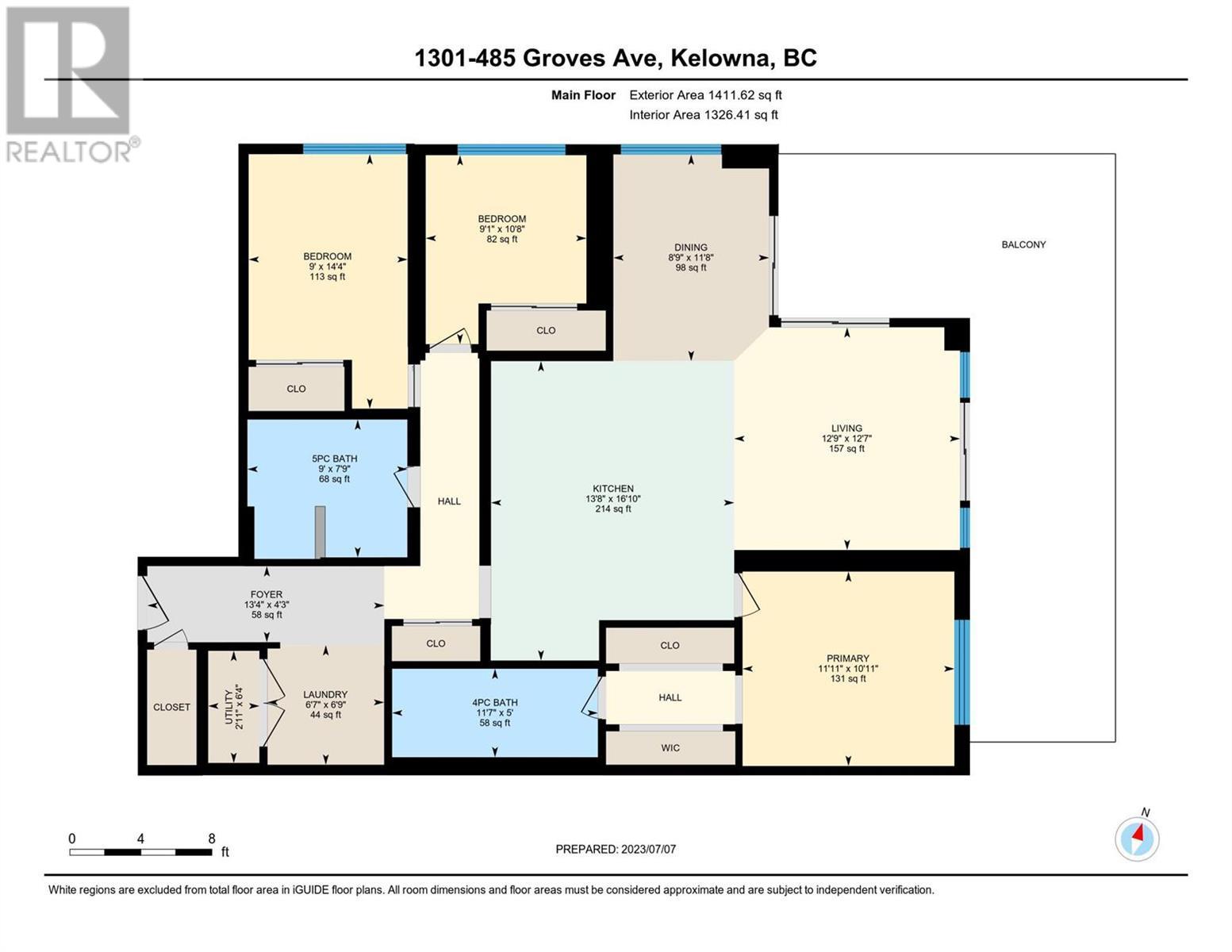 485 Groves Avenue Unit# 1301 Kelowna