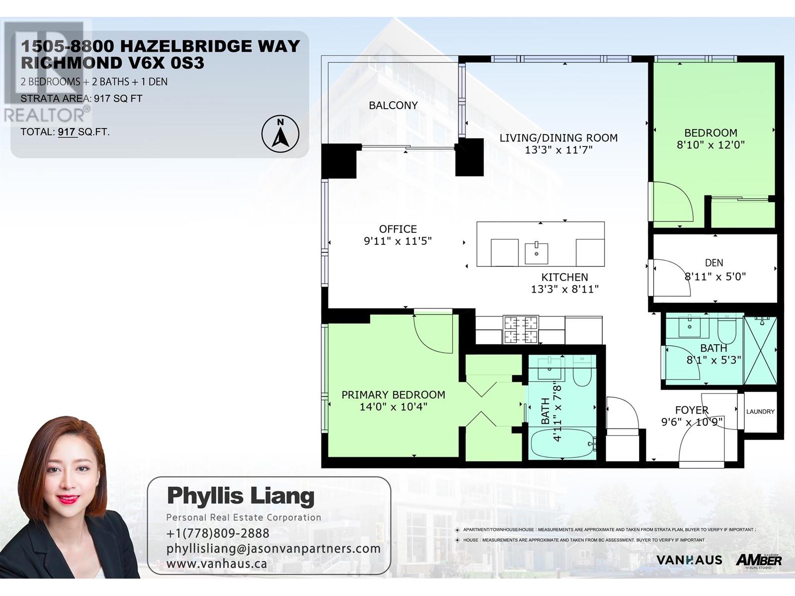 1505 8800 Hazelbridge Way, Richmond, British Columbia  V6X 0S3 - Photo 21 - R2795613