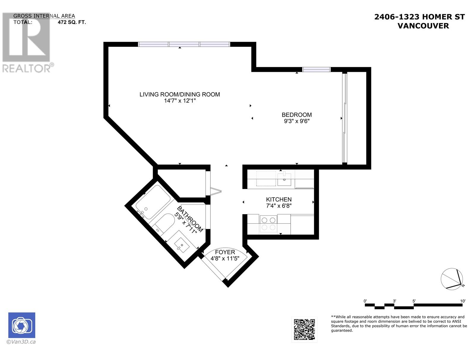 2406 1323 Homer Street, Vancouver, British Columbia  V6B 5T1 - Photo 19 - R2792196