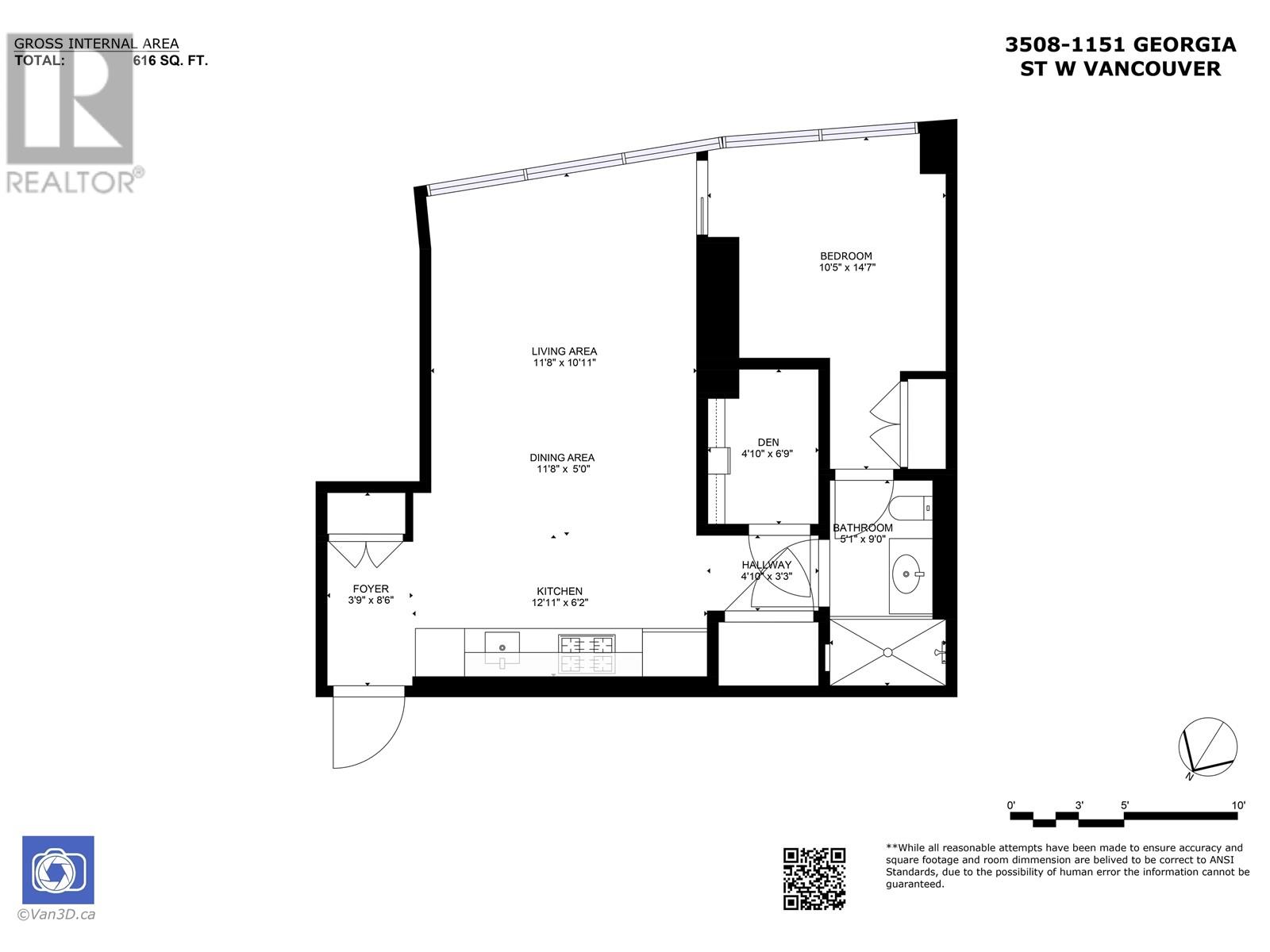 3508 1151 W Georgia Street, Vancouver, British Columbia  V6E 0B3 - Photo 27 - R2800978