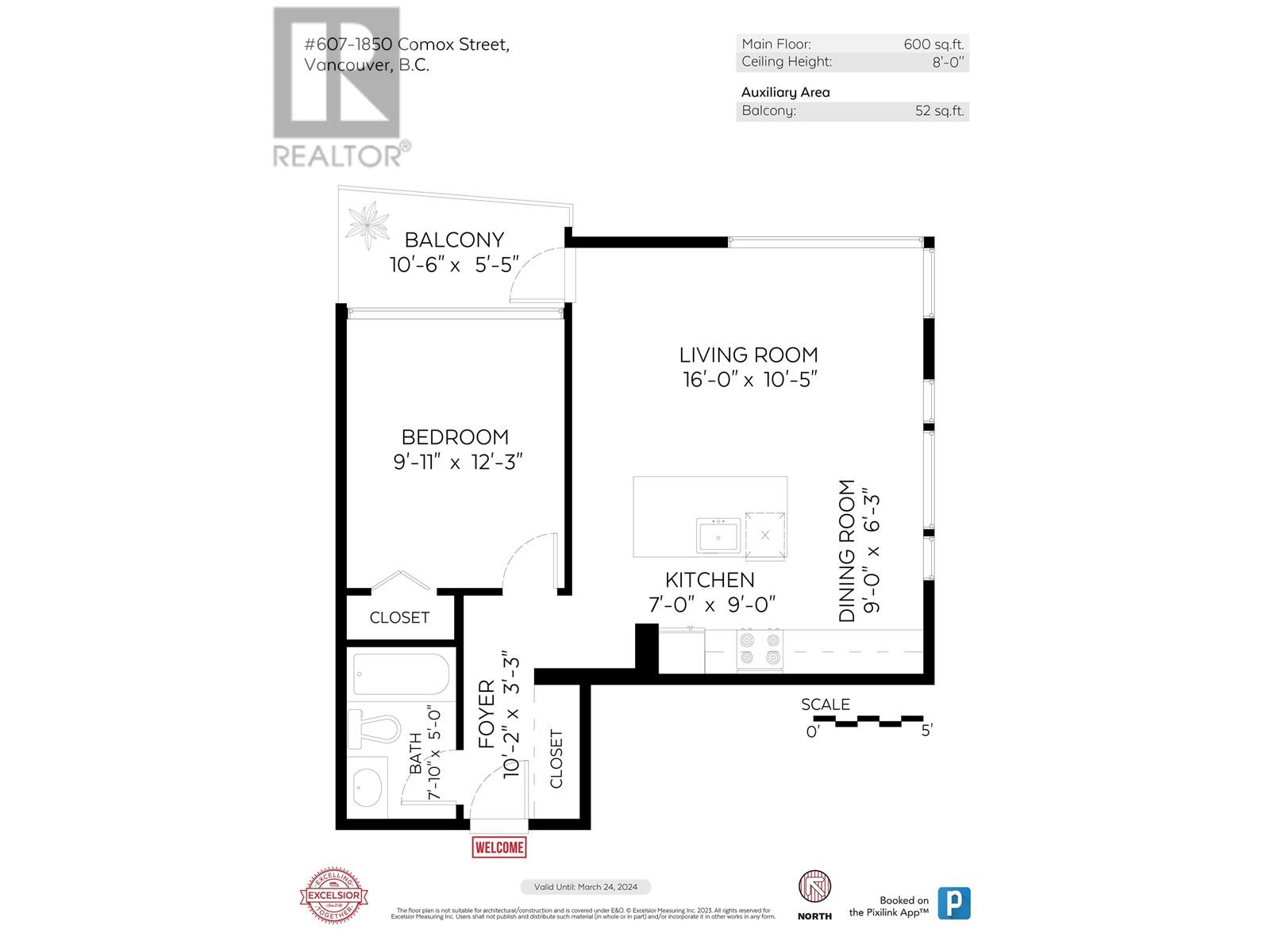 607 1850 Comox Street, Vancouver, British Columbia  V6G 1R3 - Photo 17 - R2800134