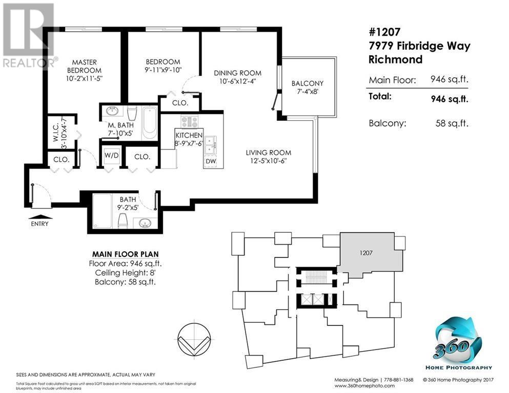 1207 7979 Firbridge Way, Richmond, British Columbia  V6X 0K7 - Photo 14 - R2802540