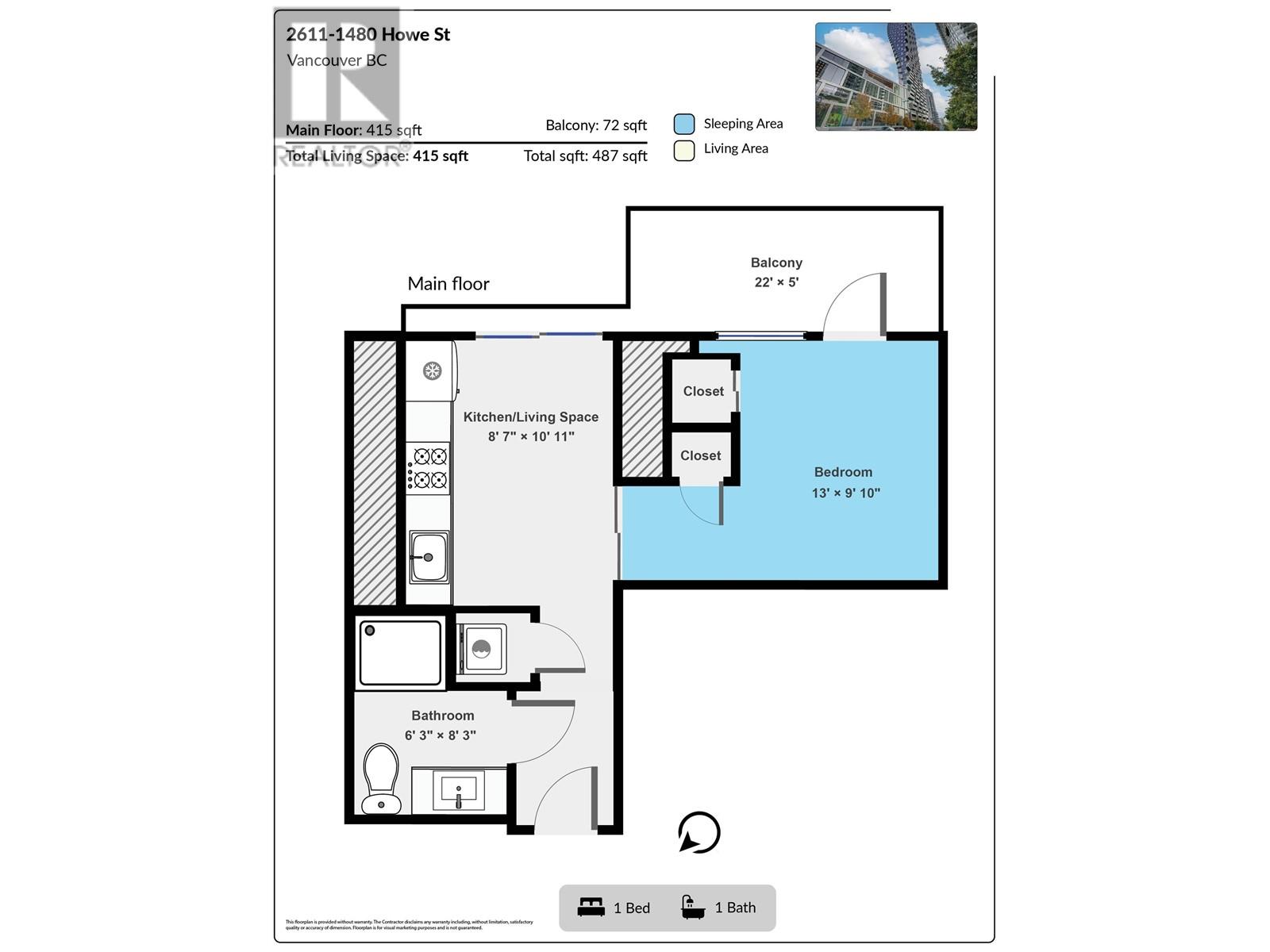 2611 1480 Howe Street, Vancouver, British Columbia  V6Z 0G5 - Photo 28 - R2804988