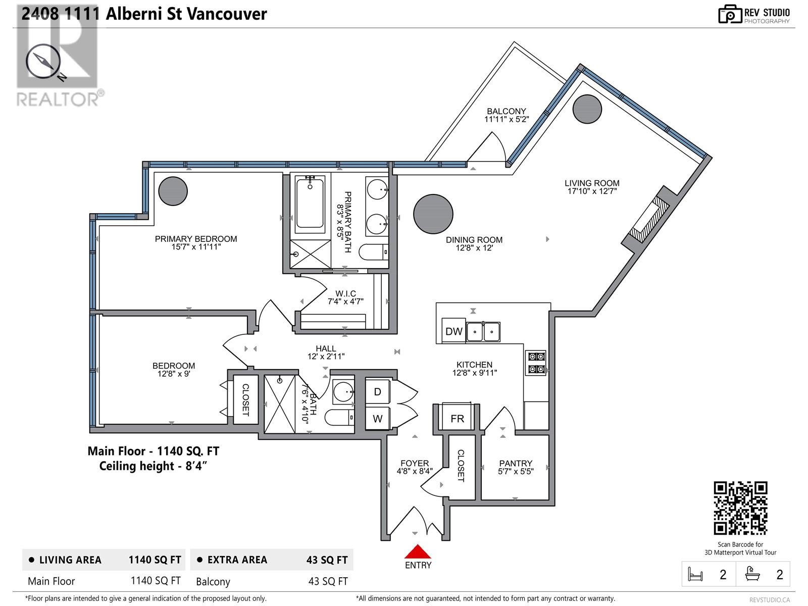2408 1111 Alberni Street, Vancouver, British Columbia  V6E 4V2 - Photo 7 - R2808131