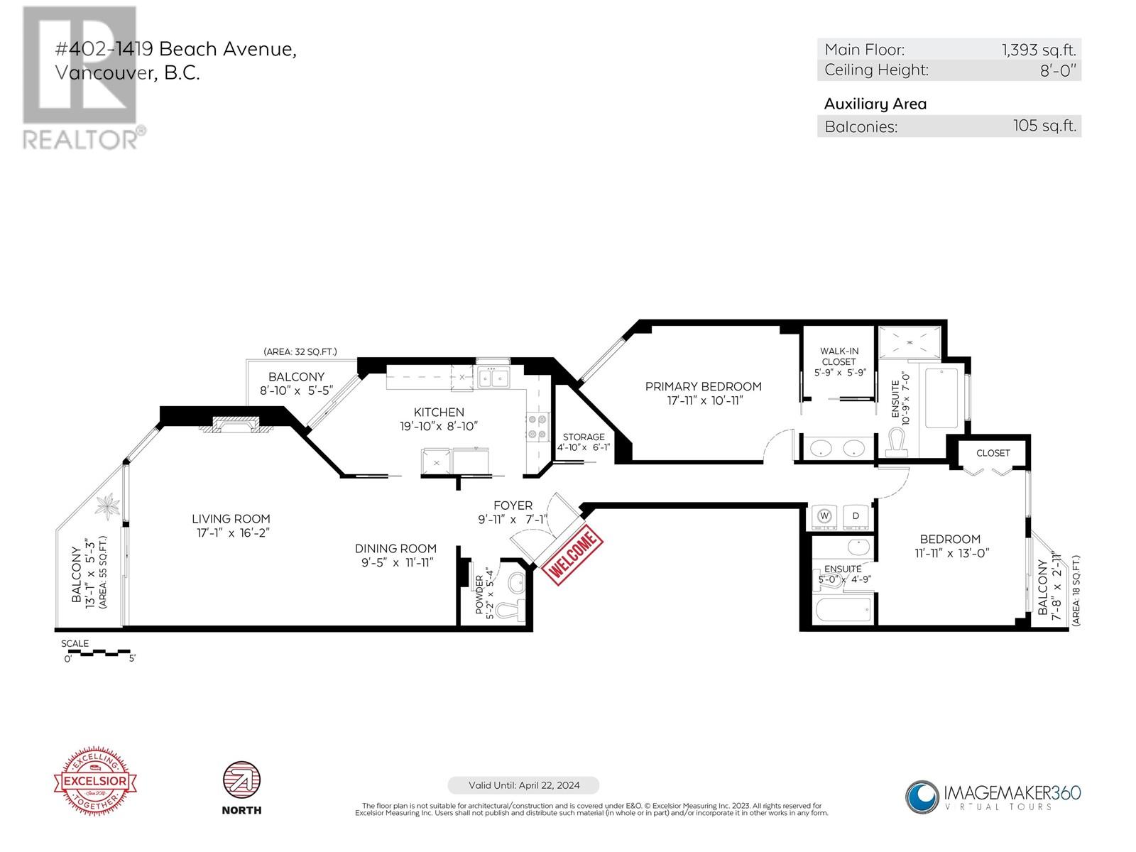 Listing Picture 12 of 12 : 402 1419 BEACH AVENUE, Vancouver / 溫哥華 - 魯藝地產 Yvonne Lu Group - MLS Medallion Club Member