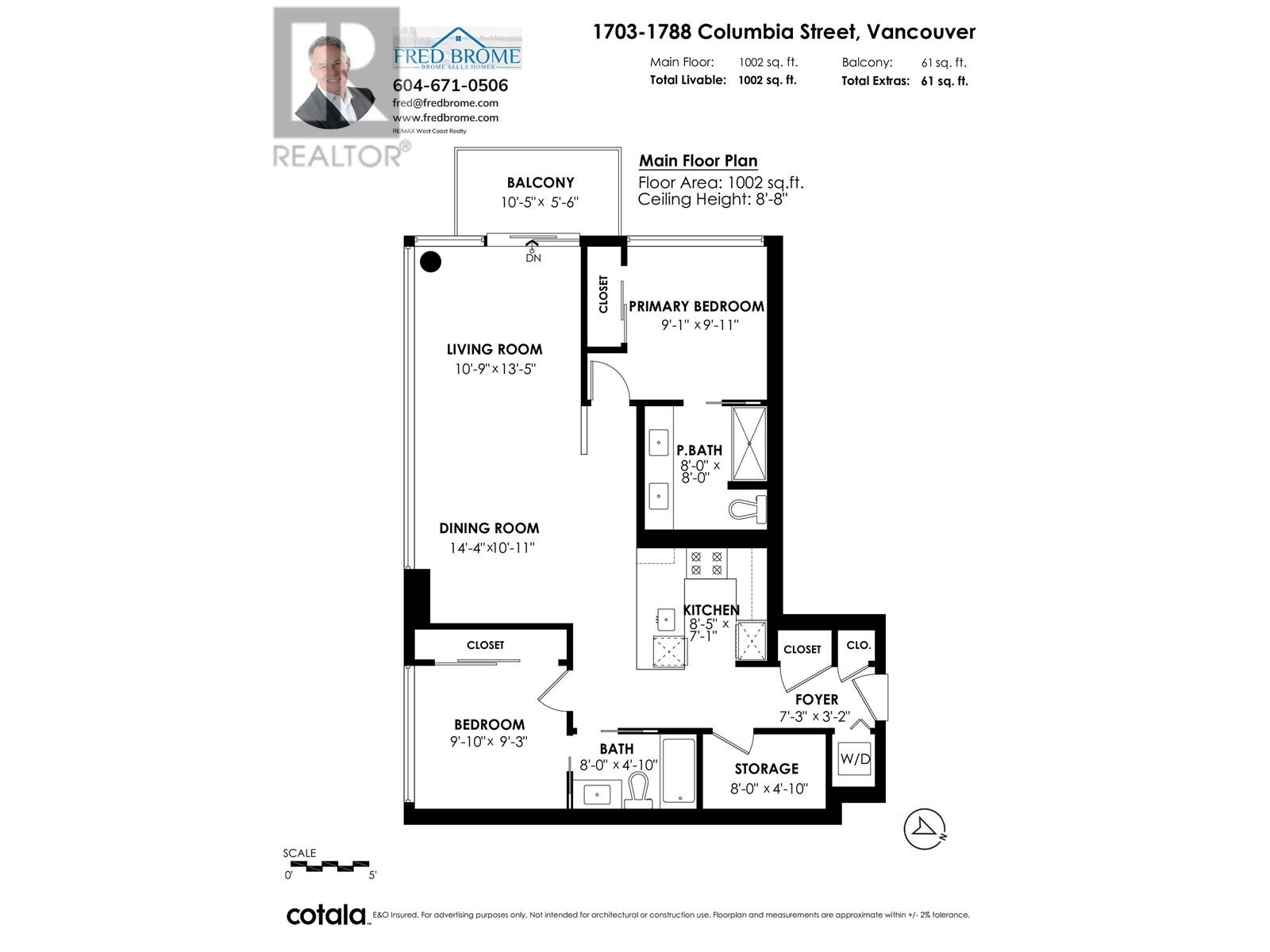 1703 1788 Columbia Street, Vancouver, British Columbia  V5Y 0L7 - Photo 19 - R2810797
