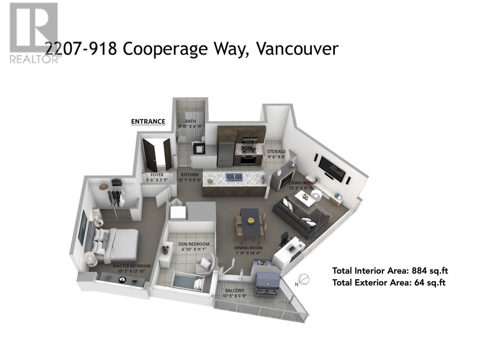2207 918 Cooperage Way, Vancouver, British Columbia  V6B 0A7 - Photo 32 - R2811666