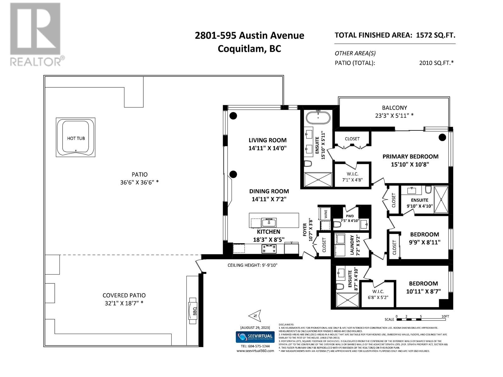 2801 595 Austin Avenue, Coquitlam, British Columbia  V3K 0G7 - Photo 40 - R2811975
