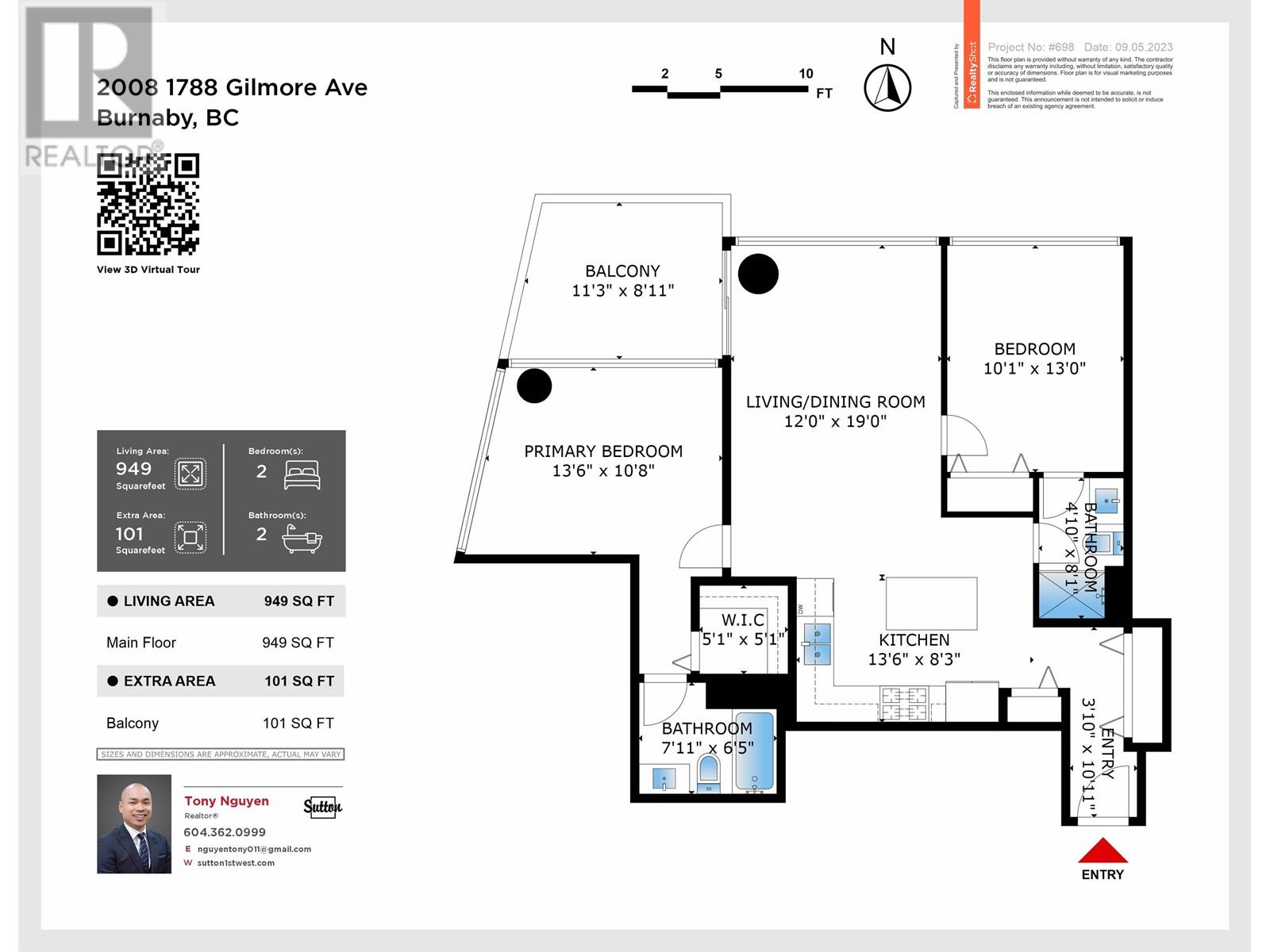 2008 1788 Gilmore Avenue, Burnaby, British Columbia  V5C 0L5 - Photo 32 - R2811715