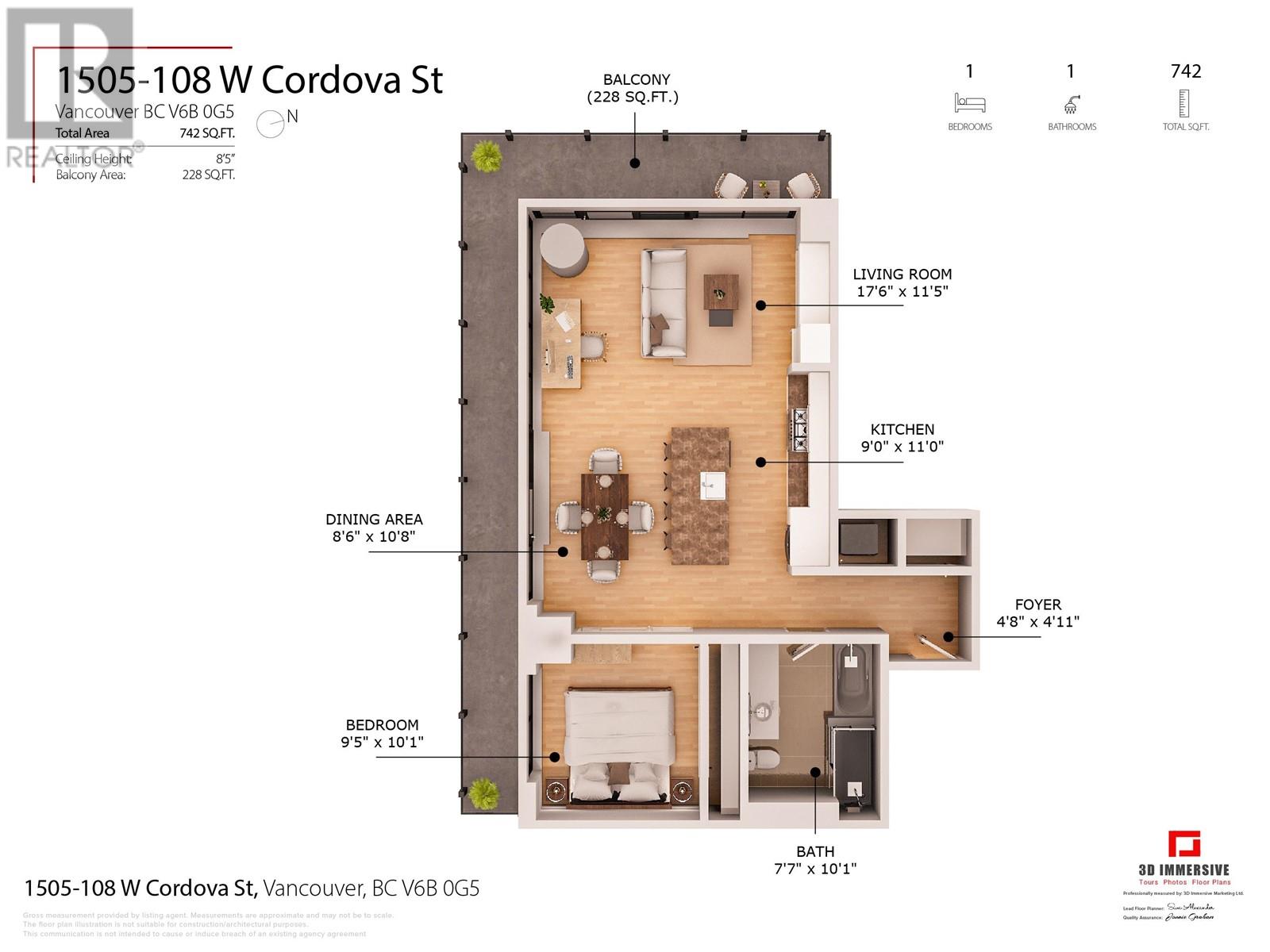 1505 108 W Cordova Street, Vancouver, British Columbia  V6B 0G5 - Photo 38 - R2812309