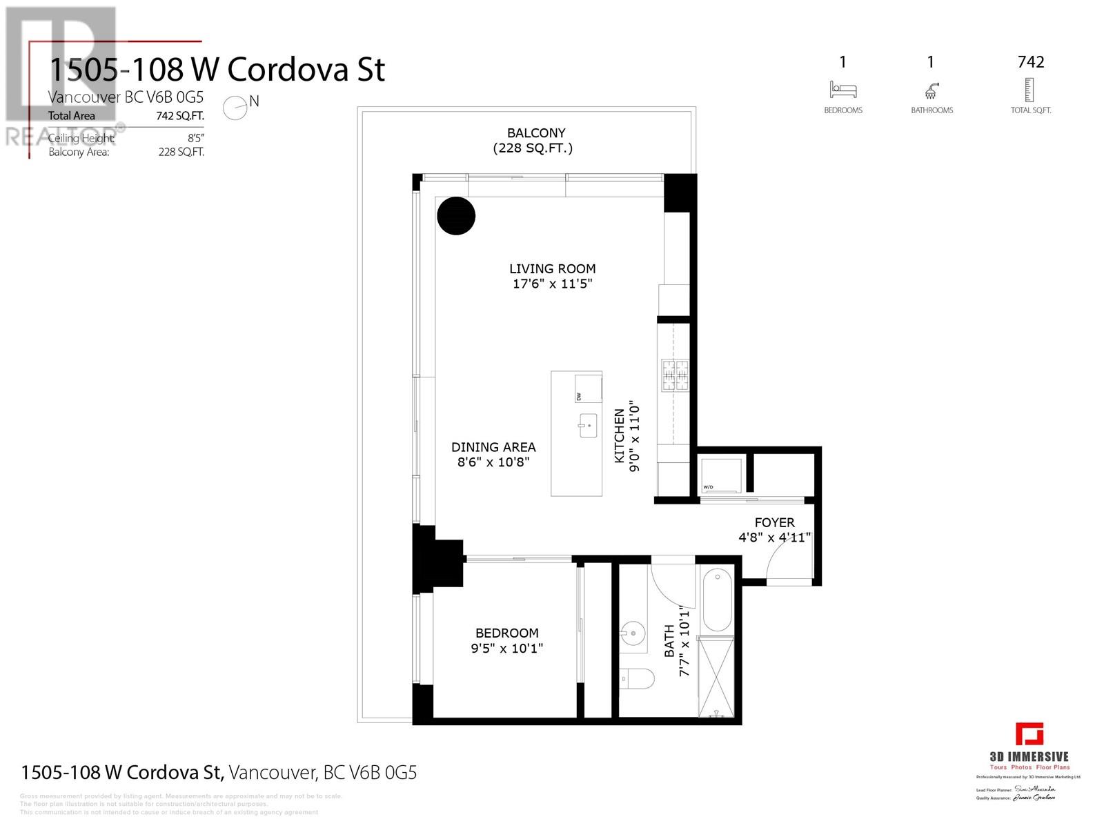 1505 108 W Cordova Street, Vancouver, British Columbia  V6B 0G5 - Photo 39 - R2812309