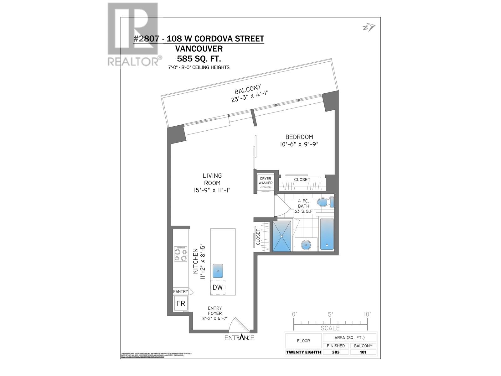 2807 108 W Cordova Street, Vancouver, British Columbia  V6B 0G5 - Photo 31 - R2812756