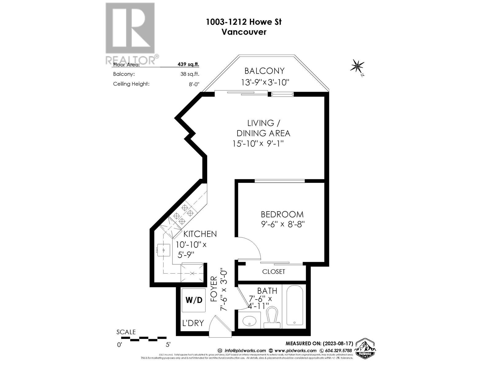 1003 1212 Howe Street, Vancouver, British Columbia  V6Z 2M9 - Photo 18 - R2813222