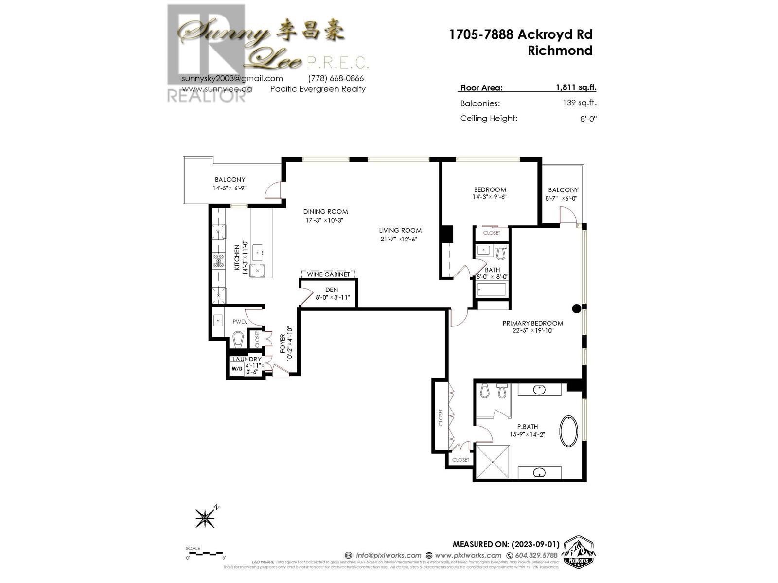 1705 7888 Ackroyd Road, Richmond, British Columbia  V6X 0M9 - Photo 40 - R2812817
