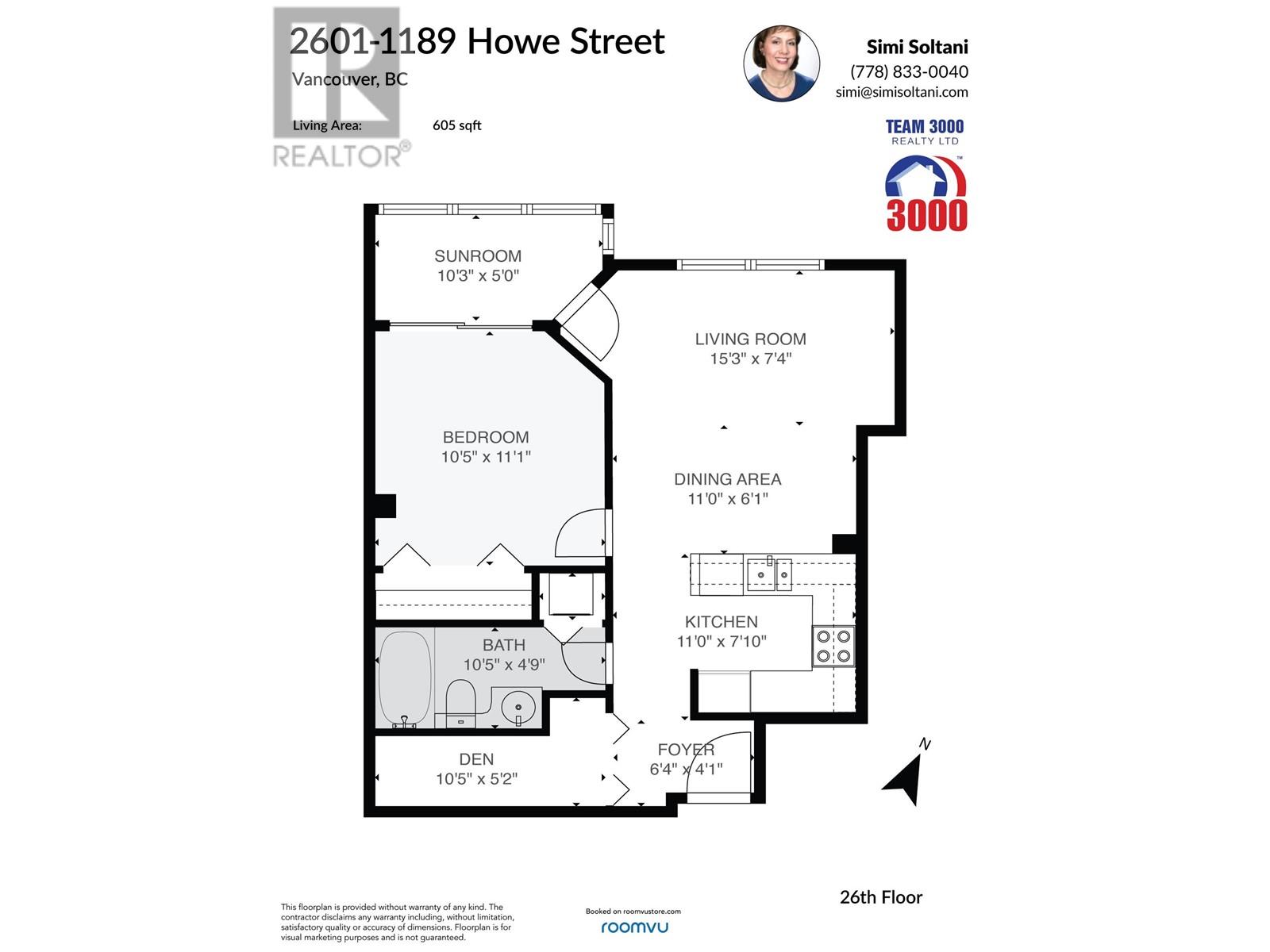 2601 1189 Howe Street, Vancouver, British Columbia  V6Z 2X4 - Photo 22 - R2813712