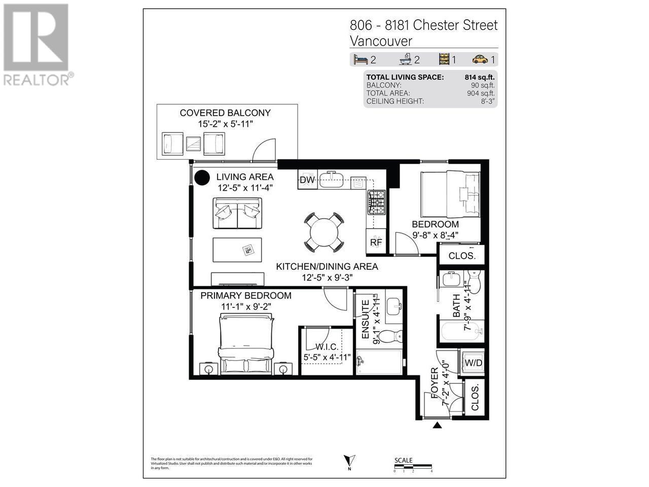 806 8181 Chester Street, Vancouver, British Columbia  V5X 0J9 - Photo 40 - R2812179