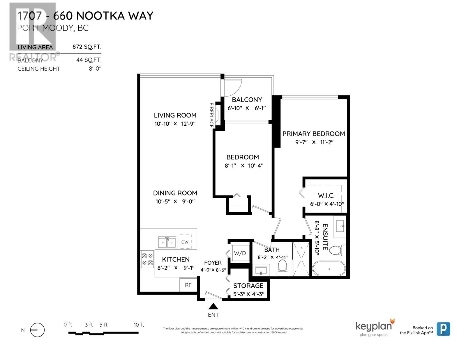 1707 660 Nootka Way, Port Moody, British Columbia  V3H 0B7 - Photo 23 - R2814252
