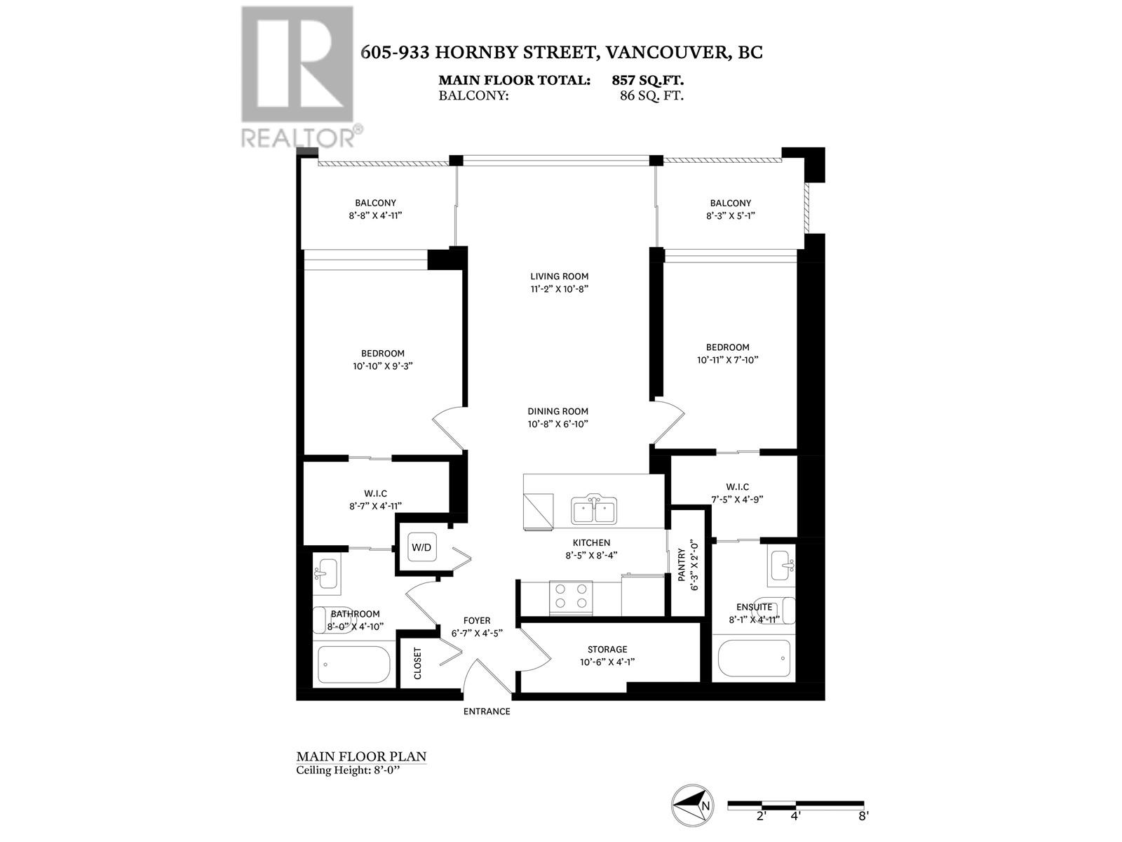 605 933 Hornby Street, Vancouver, British Columbia  V6Z 3G4 - Photo 15 - R2813953