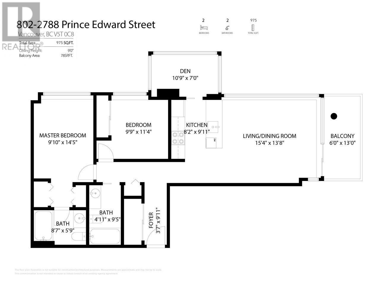 802 2788 Prince Edward Street, Vancouver, British Columbia  V5T 0C7 - Photo 2 - R2814725